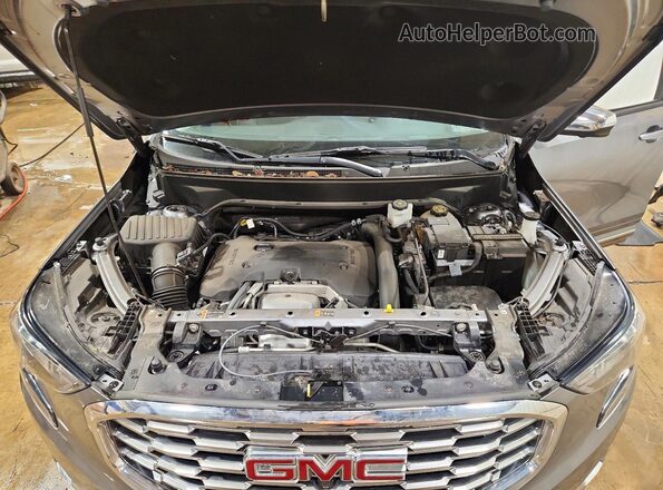 3GKALXEX8LL139248 2020 GMC TERRAIN Gray Vista del compartimento del motor