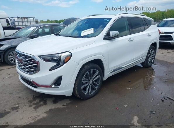 3GKALXEX9LL277722 2020 GMC TERRAIN Белый Передняя левая четверть
