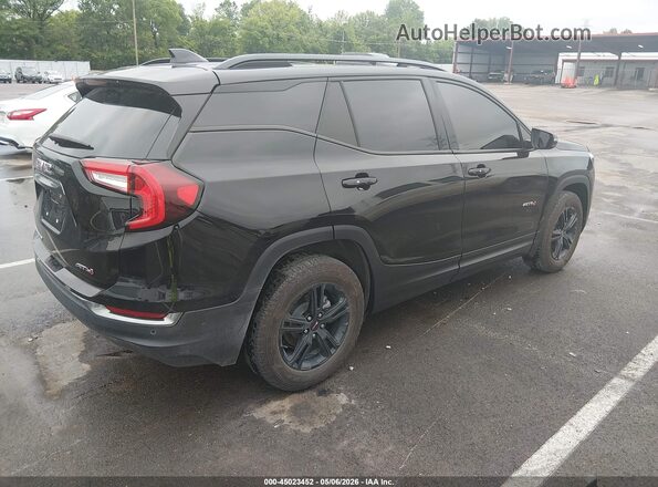 3GKALYEG1RL375206 2024 GMC TERRAIN Черный Задняя правая четверть