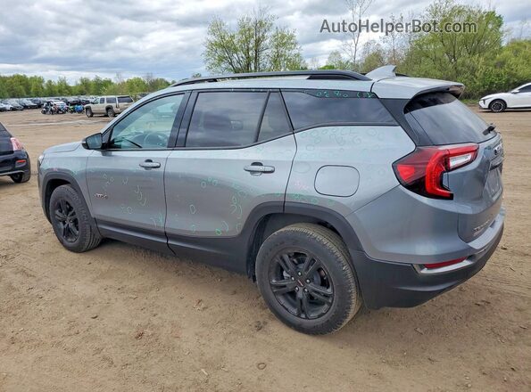 3GKALYEG2PL264497 2023 GMC TERRAIN Серый Задняя левая четверть