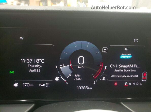 3GKALYEG5TL119013 2026 GMC TERRAIN Черный Вид щитка приборов