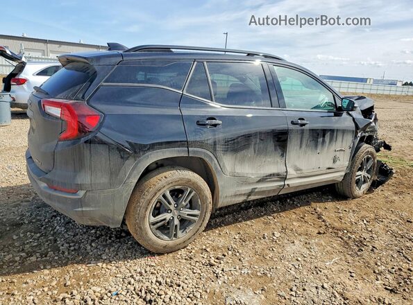 3GKALYEG8RL170756 2024 GMC TERRAIN Черный Задняя правая четверть