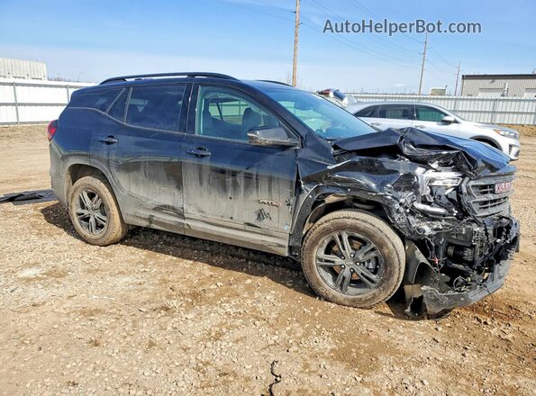 3GKALYEG8RL170756 2024 GMC TERRAIN Черный Передняя правая четверть