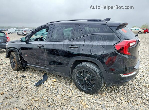 3GKALYEV4NL252136 2022 GMC TERRAIN Black Trasero izquierdo