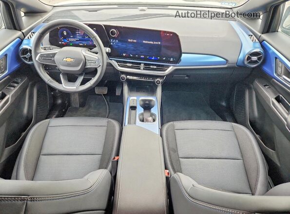 3GN7DLRP4SS158784 2025 CHEVROLET EQUINOX White Vista del salpicadero