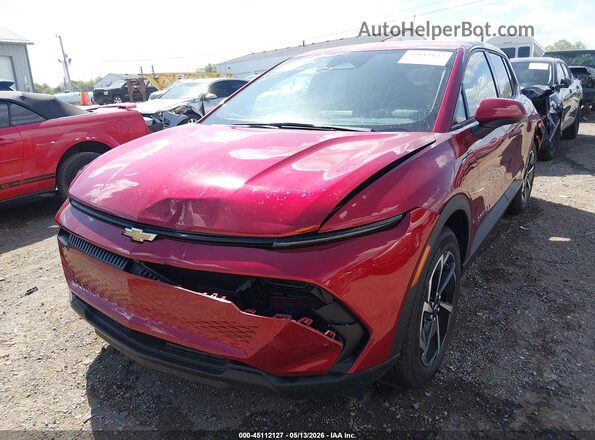 3GN7DMRP5SS260679 2025 CHEVROLET EQUINOX Red Вид спереду
