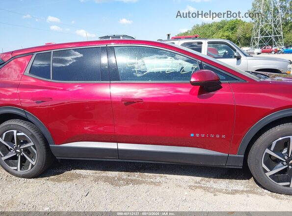 3GN7DMRP5SS260679 2025 CHEVROLET EQUINOX Red Вид задньої частини салону