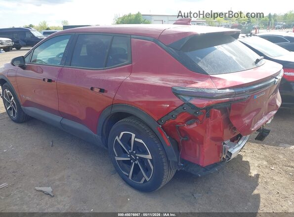 3GN7DMRPXSS243389 2025 CHEVROLET EQUINOX Бордовый Задняя левая четверть