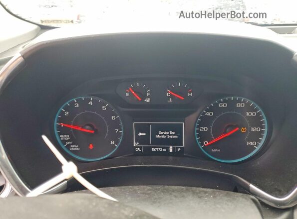 3GNAXHEV0JS608010 2018 CHEVROLET EQUINOX Blue Widok zestawu wskaźników
