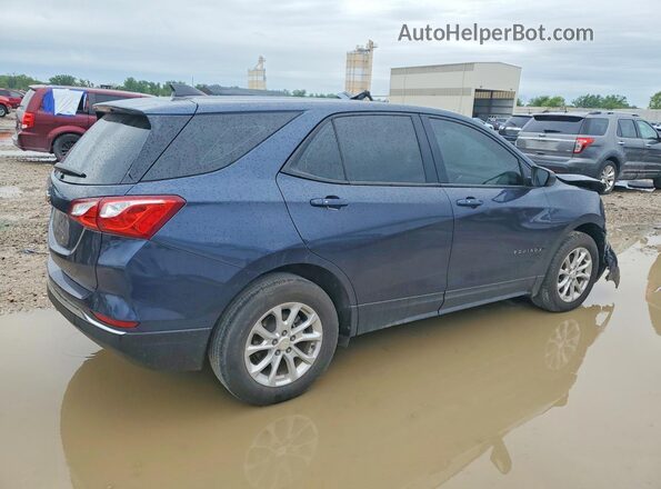 3GNAXHEV0JS608010 2018 CHEVROLET EQUINOX Blue Tył prawy