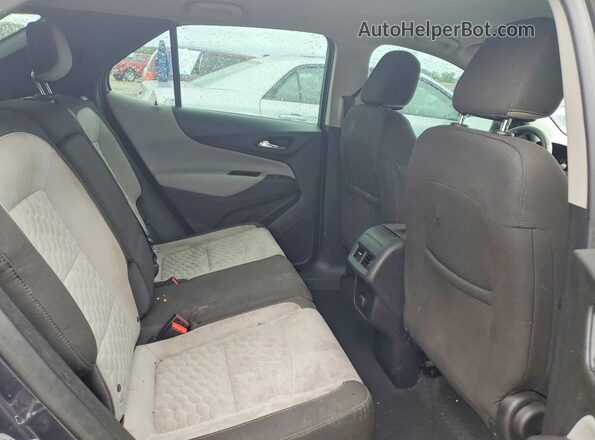 3GNAXHEV0JS608010 2018 CHEVROLET EQUINOX Blue Widok tylnych siedzeń