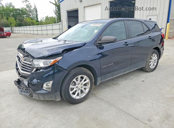 3GNAXHEV0LS685639 2020 CHEVROLET EQUINOX Blue Przód lewy