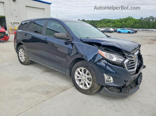 3GNAXHEV0LS685639 2020 CHEVROLET EQUINOX Blue Przód prawy