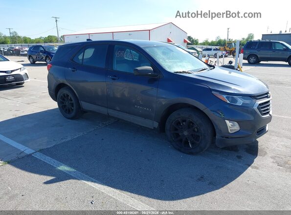 3GNAXHEV1JS526299 2018 CHEVROLET EQUINOX Синий Передняя правая четверть