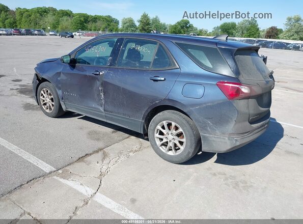 3GNAXHEV1JS526299 2018 CHEVROLET EQUINOX Синий Задняя левая четверть