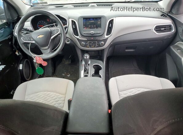 3GNAXHEV3LS699969 2020 CHEVROLET EQUINOX Черный Вид панели приборов