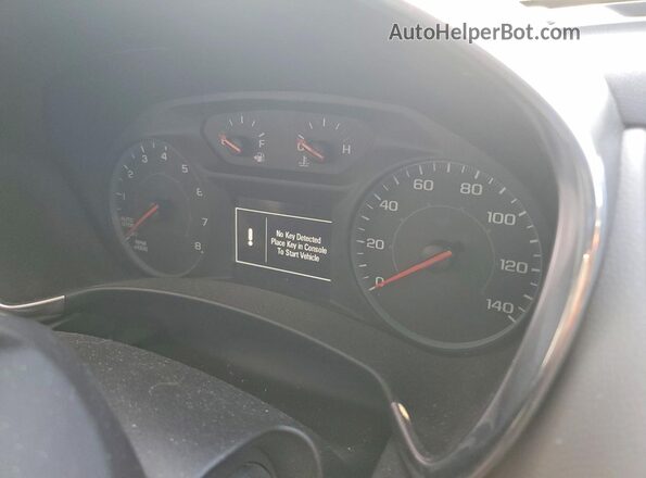 3GNAXHEV4LS737077 2020 CHEVROLET EQUINOX Silver Widok zestawu wskaźników