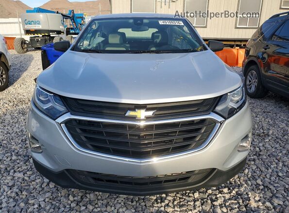 3GNAXHEV4LS737077 2020 CHEVROLET EQUINOX Silver Widok z przodu