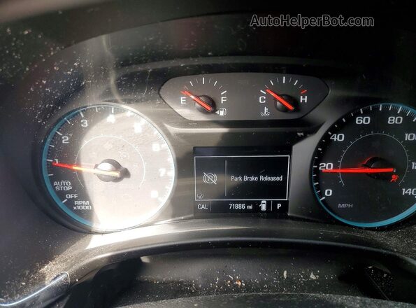 3GNAXHEV5JS626390 2018 CHEVROLET EQUINOX Серый Вид щитка приборов