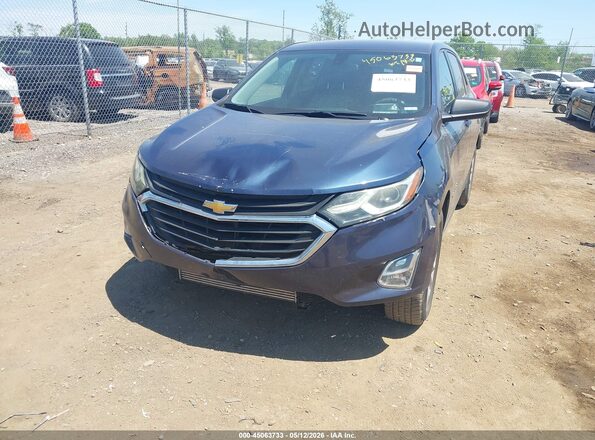3GNAXHEV6JL360811 2018 CHEVROLET EQUINOX Dark Blue Вид спереди