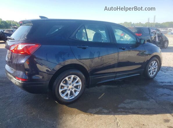 3GNAXHEV7LS554773 2020 CHEVROLET EQUINOX Blue Tył prawy