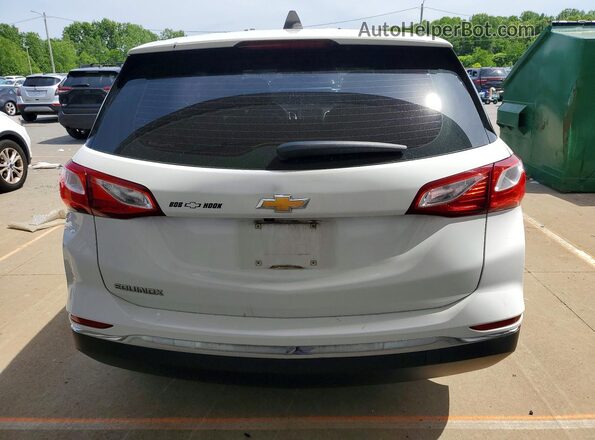 3GNAXHEVXJS500879 2018 CHEVROLET EQUINOX White Вид ззаду