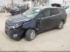2018 Chevrolet Equinox Lt Синий vin: 3GNAXJEV0JS514149