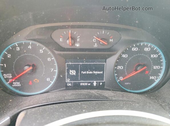 3GNAXJEV1JS504570 2018 CHEVROLET EQUINOX Gray ხელსაწყოთა პანელის ხედი