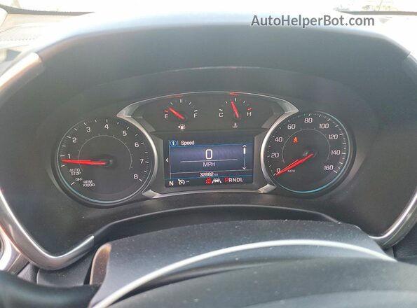 3GNAXJEV5LS559414 2020 CHEVROLET EQUINOX Серебряный Вид щитка приборов
