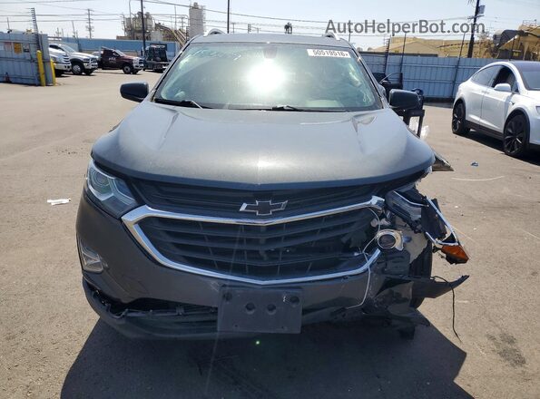 3GNAXJEV6JS501230 2018 CHEVROLET EQUINOX Gray Widok z przodu