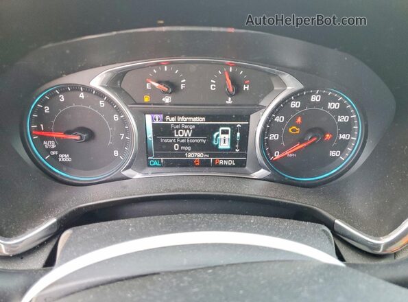 3GNAXJEV6JS501230 2018 CHEVROLET EQUINOX Gray Widok zestawu wskaźników