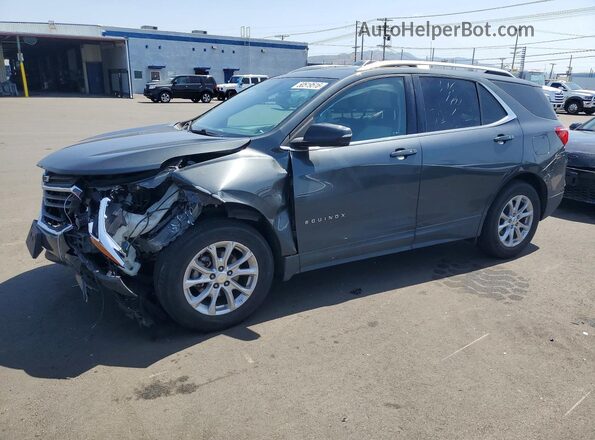 3GNAXJEV6JS501230 2018 CHEVROLET EQUINOX Gray Przód lewy