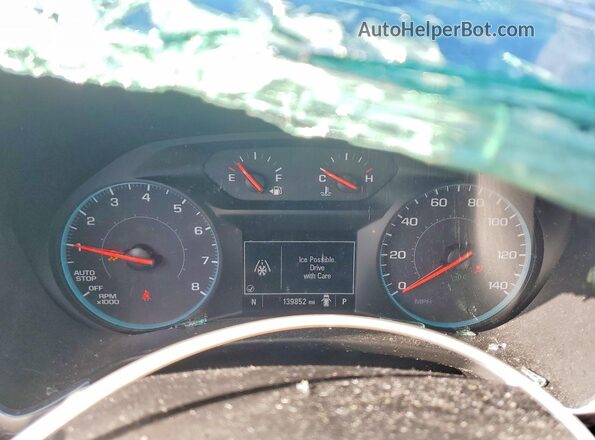 3GNAXJEV6JS639317 2018 CHEVROLET EQUINOX Серый Вид щитка приборов