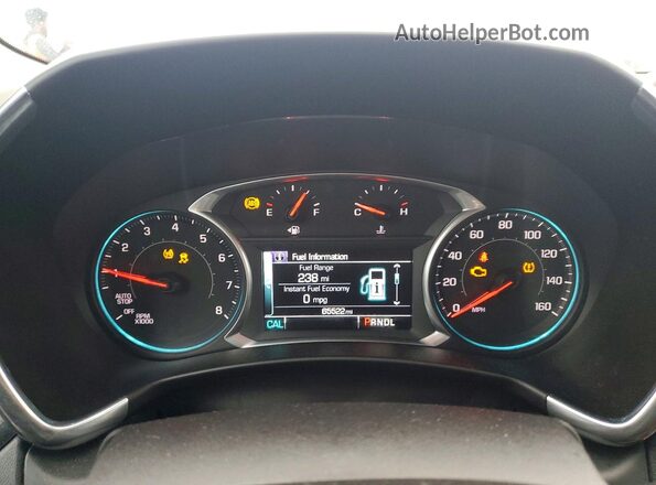 3GNAXJEV7JS543678 2018 CHEVROLET EQUINOX Серебряный Вид щитка приборов