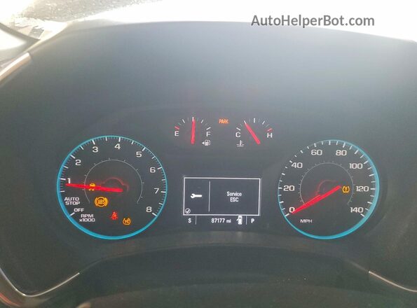 3GNAXJEV9JS644401 2018 CHEVROLET EQUINOX Серебряный Вид щитка приборов