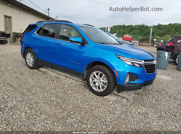 3GNAXKEG7RS148273 2024 CHEVROLET EQUINOX Синий Передняя правая четверть