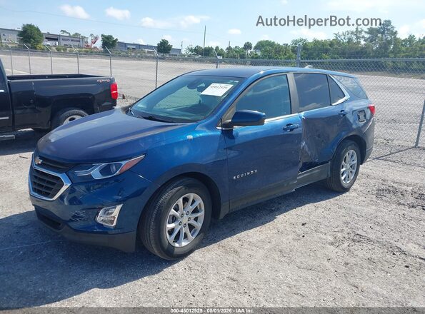 3GNAXKEV2ML342954 2021 CHEVROLET EQUINOX Синий Передняя левая четверть