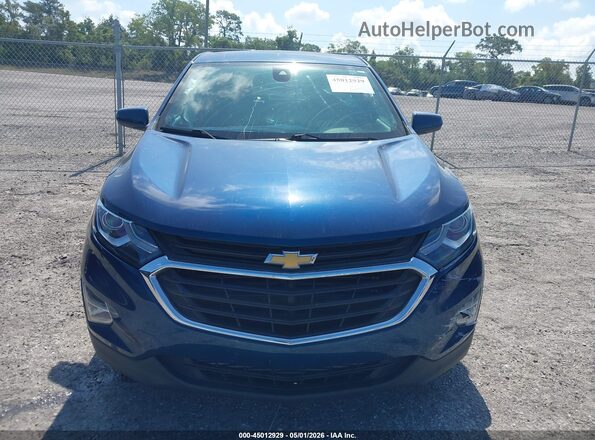 3GNAXKEV2ML342954 2021 CHEVROLET EQUINOX Синий Вид щитка приборов