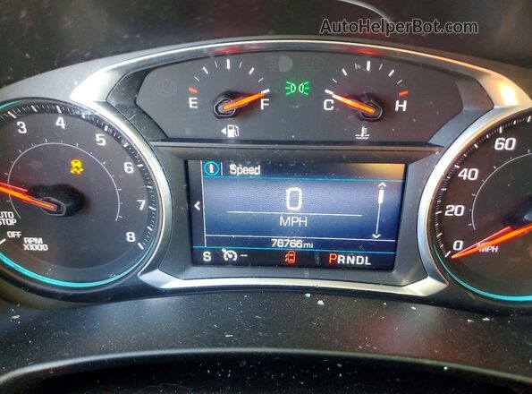 3GNAXKEV3ML306383 2021 CHEVROLET EQUINOX Синий Вид щитка приборов