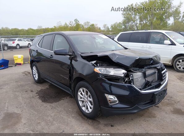 3GNAXKEV6LS528663 2020 CHEVROLET EQUINOX Black Przód prawy