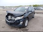2020 Chevrolet Equinox Fwd Lt 1.5l Turbo Black vin: 3GNAXKEV6LS528663