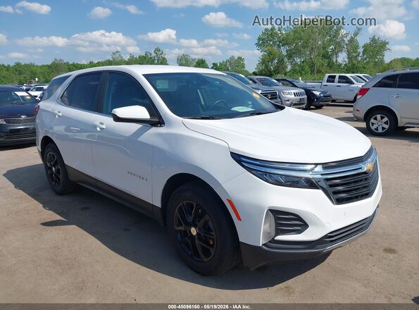 3GNAXKEV6NL190839 2022 CHEVROLET EQUINOX White Przód prawy