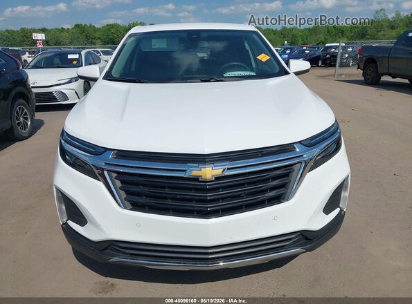 3GNAXKEV6NL190839 2022 CHEVROLET EQUINOX White Widok zestawu wskaźników