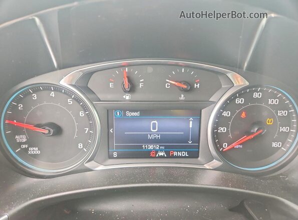 3GNAXKEV7LS503397 2020 CHEVROLET EQUINOX Белый Вид щитка приборов