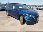 2020 Chevrolet Equinox Fwd Lt 1.5l Turbo Blue vin: 3GNAXKEV9LL103657