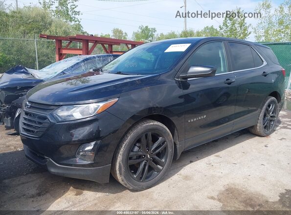 3GNAXKEV9ML364806 2021 CHEVROLET EQUINOX Черный Передняя левая четверть