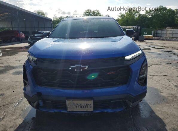 3GNAXLEG7SL142236 2025 CHEVROLET EQUINOX Blue Вид спереду