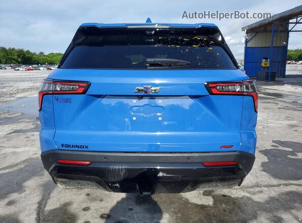 3GNAXLEG7SL142236 2025 CHEVROLET EQUINOX Blue Вид ззаду