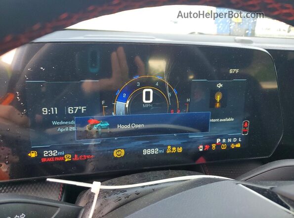 3GNAXLEG7SL142236 2025 CHEVROLET EQUINOX Blue Вид щитка приладів