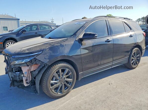 3GNAXMEG3PL122689 2023 CHEVROLET EQUINOX Черный Передняя левая четверть